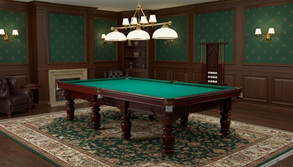 Стол / пирамида "Classic II" 12 ф массив ольхи, борта клен (махагон)