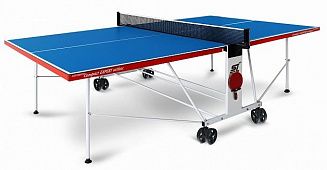 Теннисный стол всепогодный складной "Compact Expert Outdoor" (274 х 152,5 х 76 см), синий