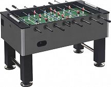 Игровой стол - футбол "Roma VI" (140x76x87см, серо-черный)