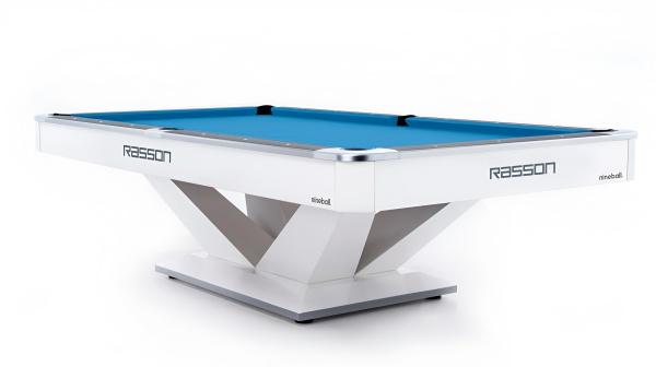 Бильярдный стол для пула "Victory II Plus" 9 ф (белый, сланец 30 мм)