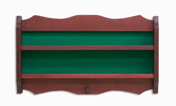 Полка для шаров навесная (орех пекан, 60 х 34 х 9 см)